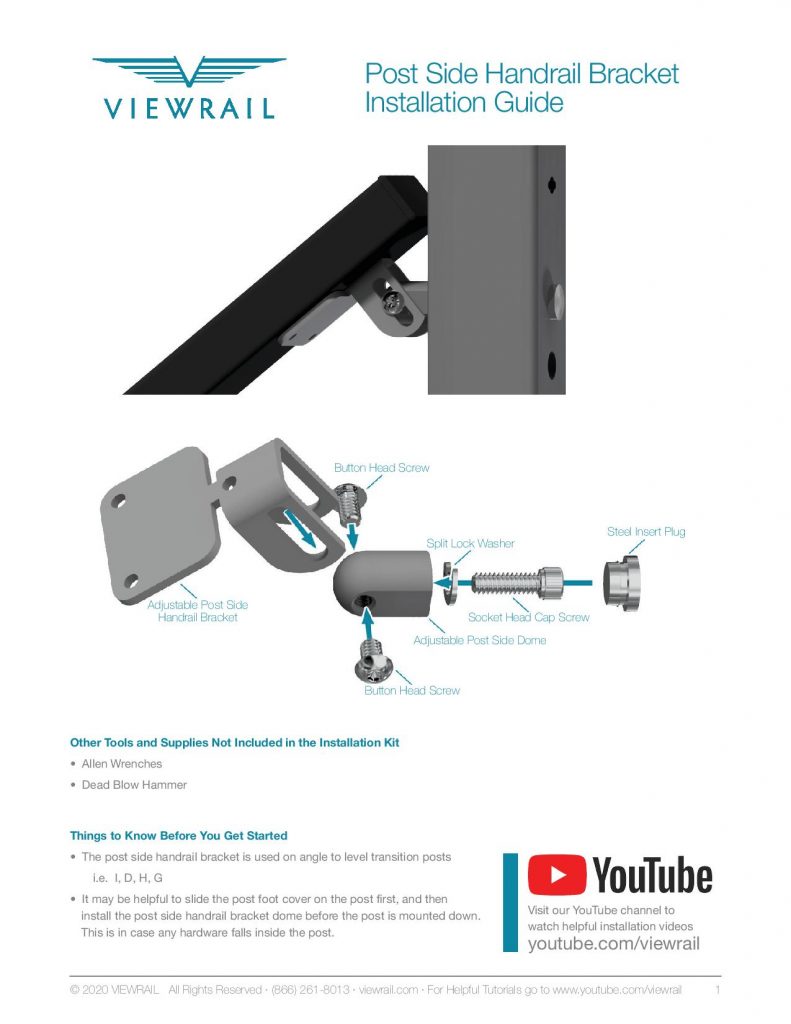 Post Side Handrail Bracket Installation Instructions-page-001