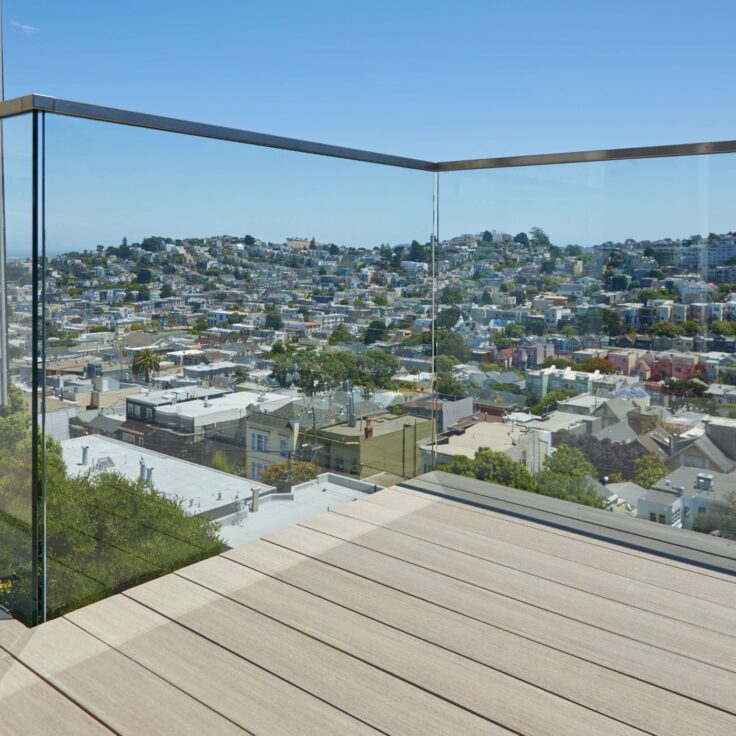 Deck Glass Railing