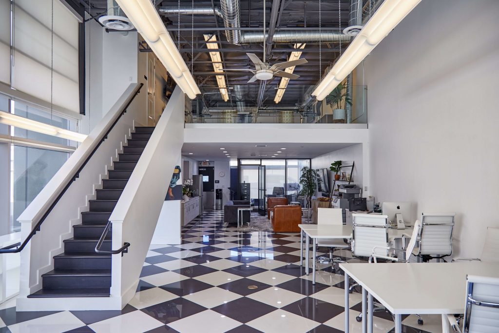 Office Stair & Glass Railing