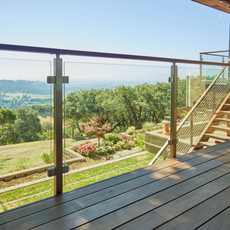 Glass Railing Deck Panels