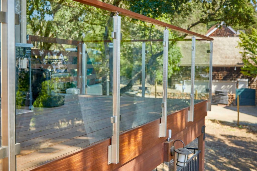 Glass Railing for Deck