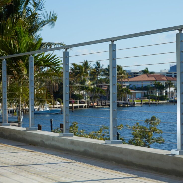 Cable Railing on Sunny Florida Coast