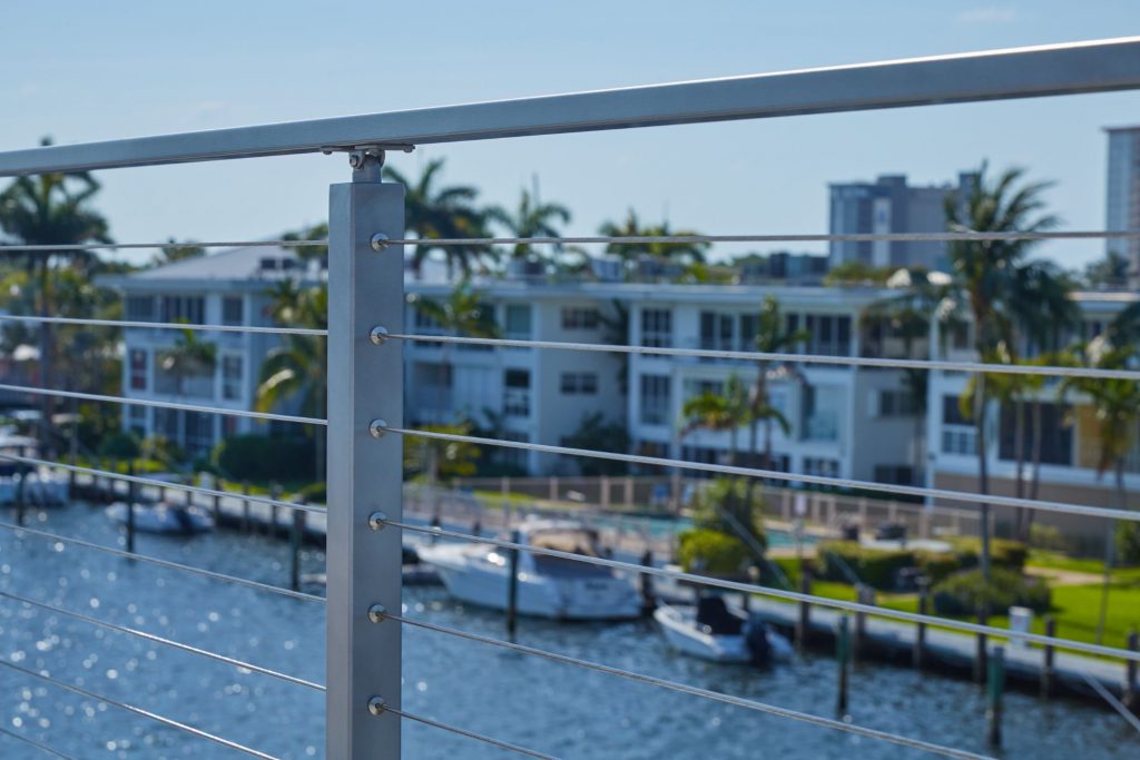 Close Up Cable Posts Florida