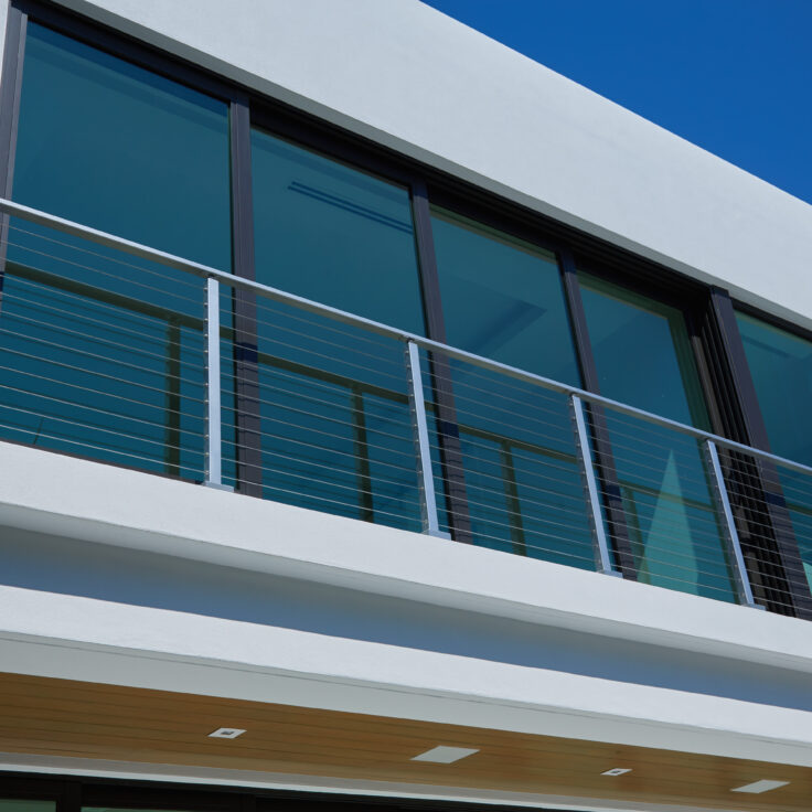 Juliet Balcony with Cable Railing