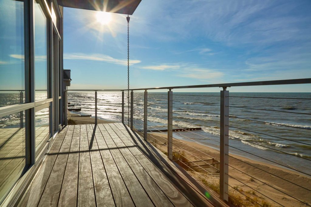 Cable Railing on Silver Beach