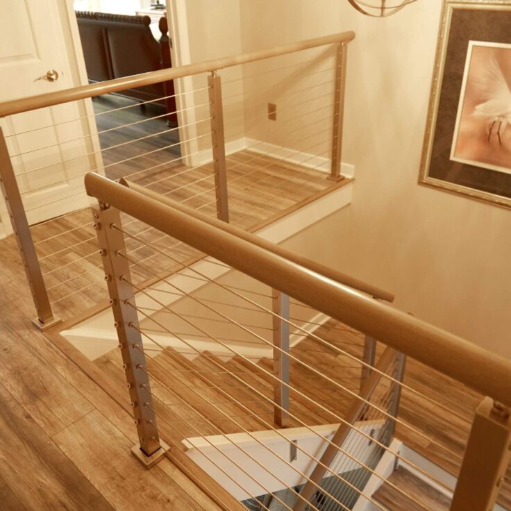 Rod Railing for Stairs