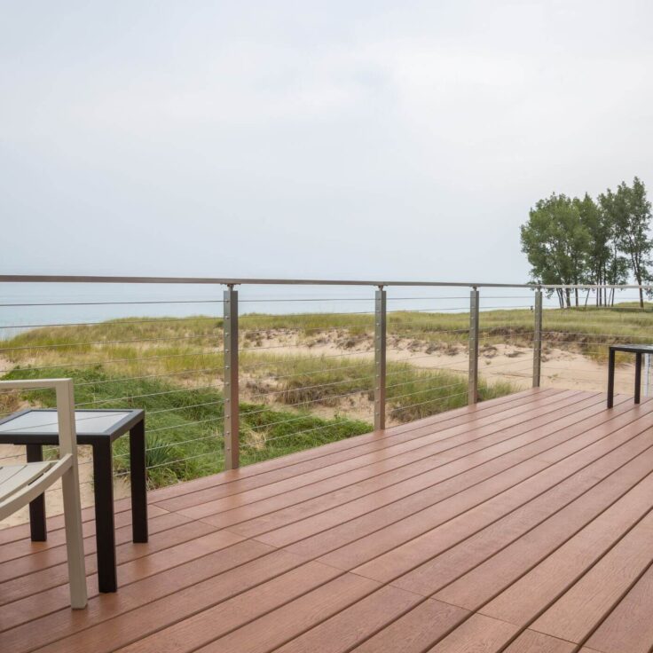 Waterfront Stainless Steel Cable Railing