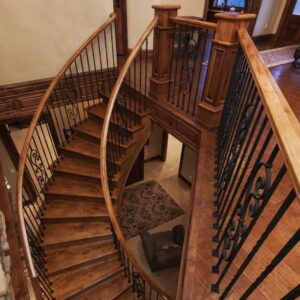 curved staircase