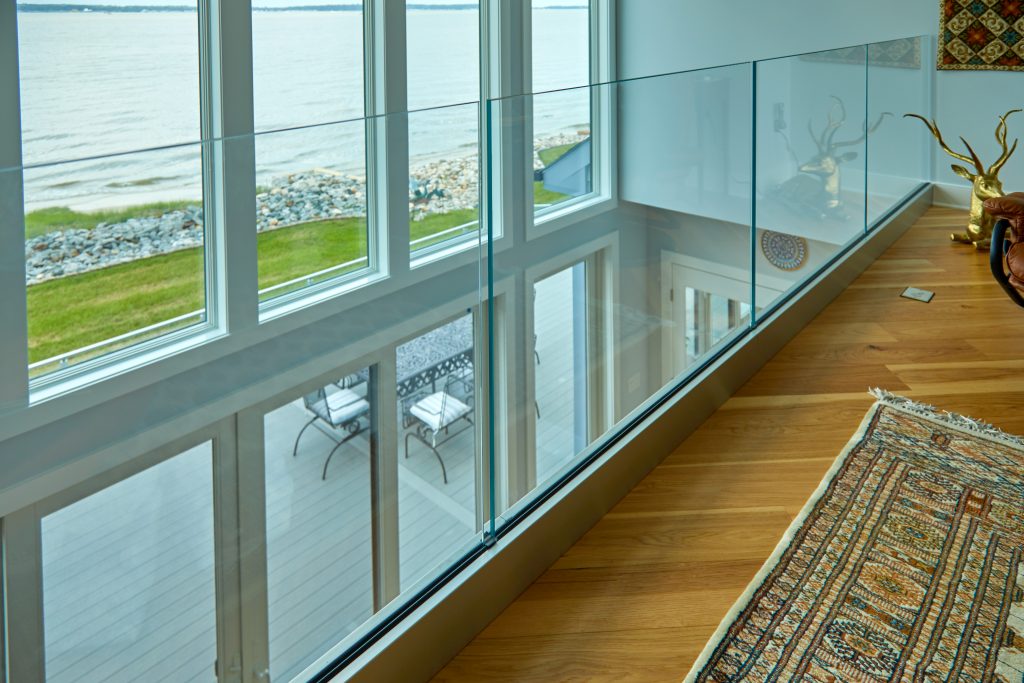 Base Rail Glass Railing