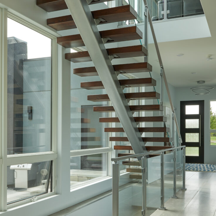 Speedboat Floating Stair and Glass