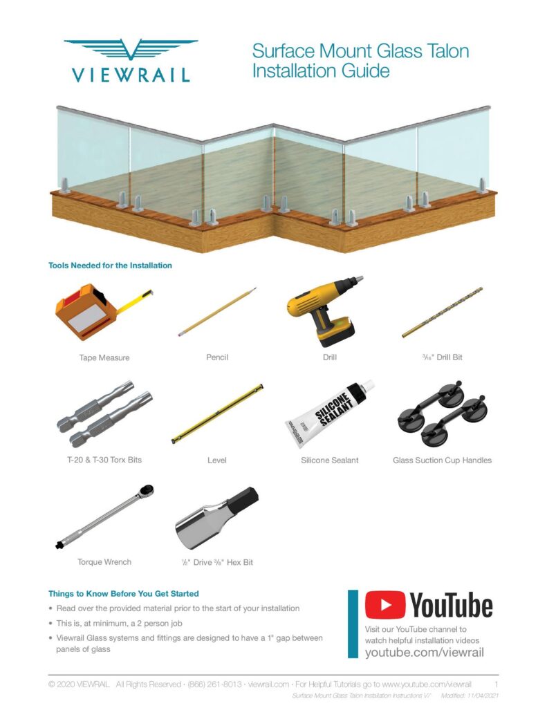 Surface Mount Talon Instructions